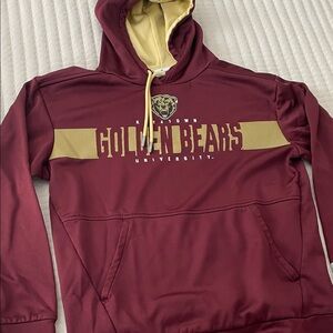 Champion Maroon and Gold Men's Sweater